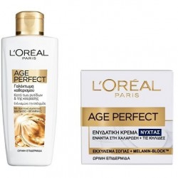 L'Oréal Paris Age Perfect Bundle (Face Cleansing Lotion 200ml + Anti-Ageing Night Cream 50ml)